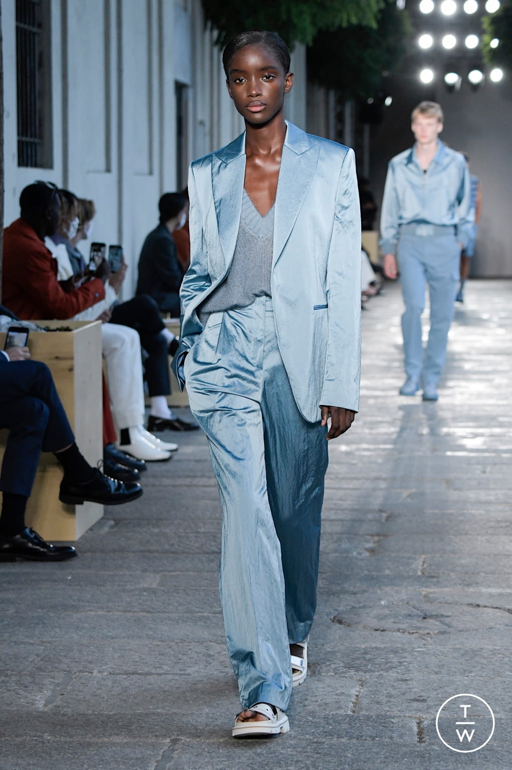 Fashion Week Milan Spring/Summer 2021 look 8 from the Boss collection 女装