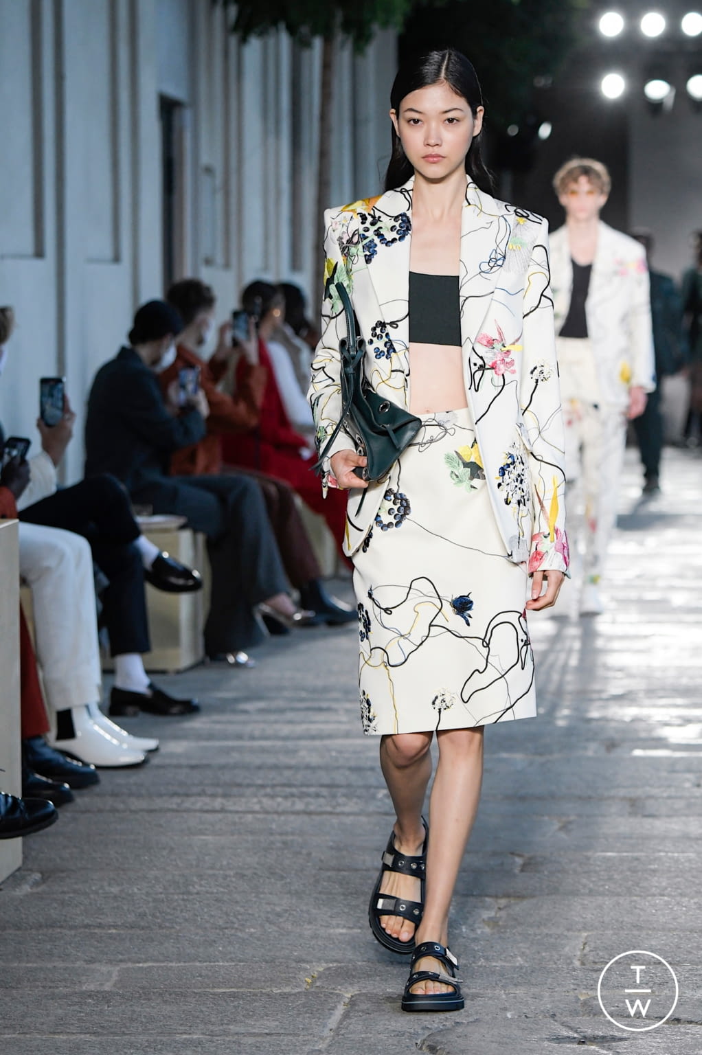 Fashion Week Milan Spring/Summer 2021 look 58 from the Boss collection 女装