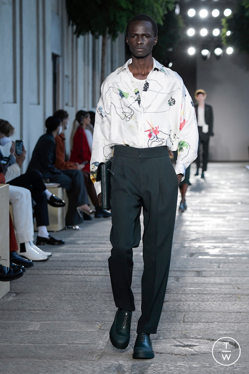 Fashion Week Milan Spring/Summer 2021 look 62 from the Boss collection 女装