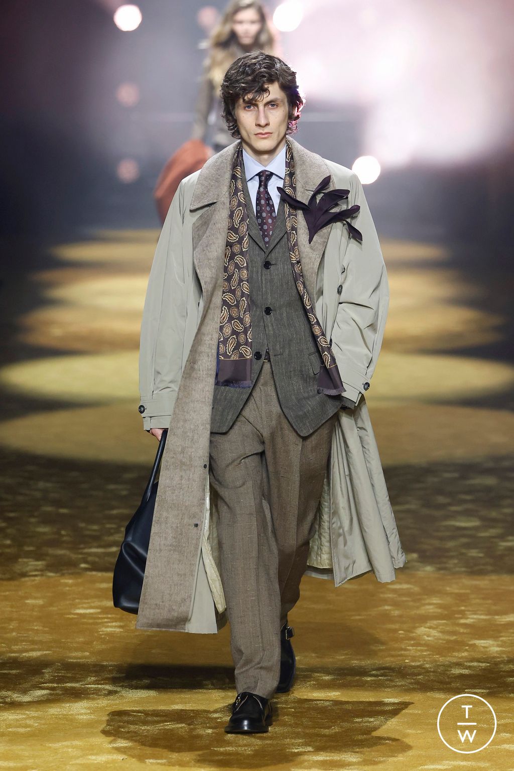 Fashion Week Milan Fall/Winter 2026 look 3 from the Boss collection womenswear