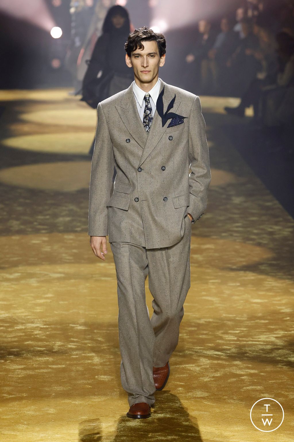 Fashion Week Milan Fall/Winter 2026 look 6 from the Boss collection womenswear