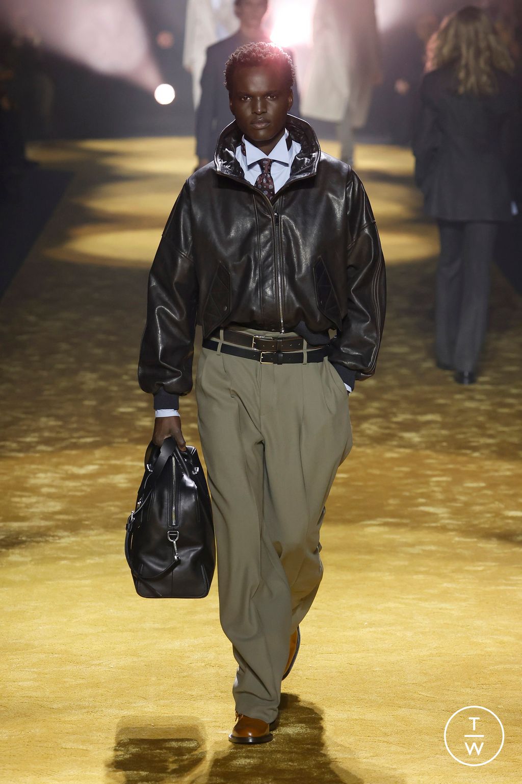 Fashion Week Milan Fall/Winter 2026 look 10 from the Boss collection womenswear