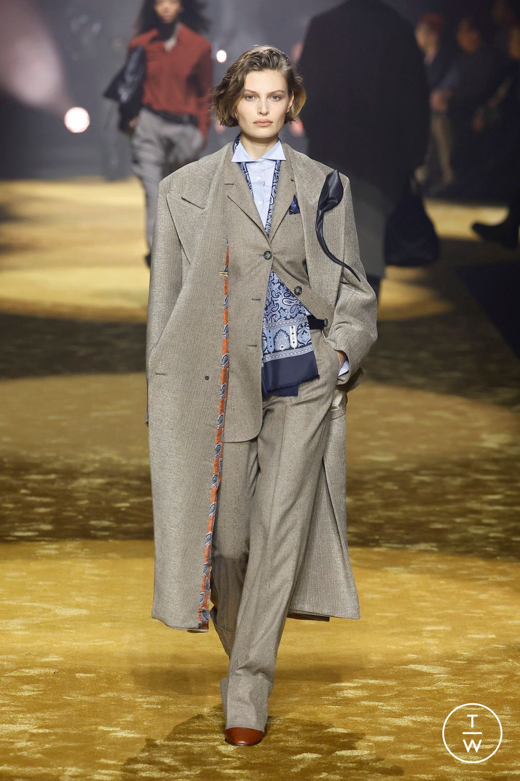 Fashion Week Milan Fall/Winter 2026 look 12 from the Boss collection womenswear