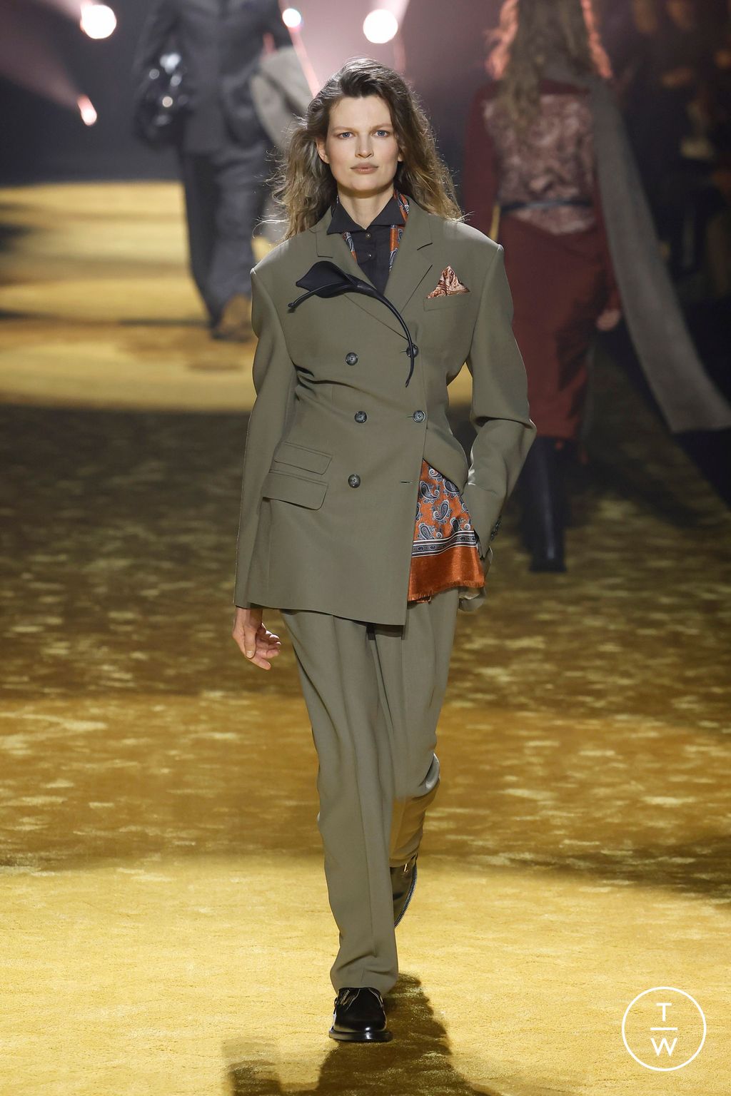 Fashion Week Milan Fall/Winter 2026 look 17 from the Boss collection womenswear