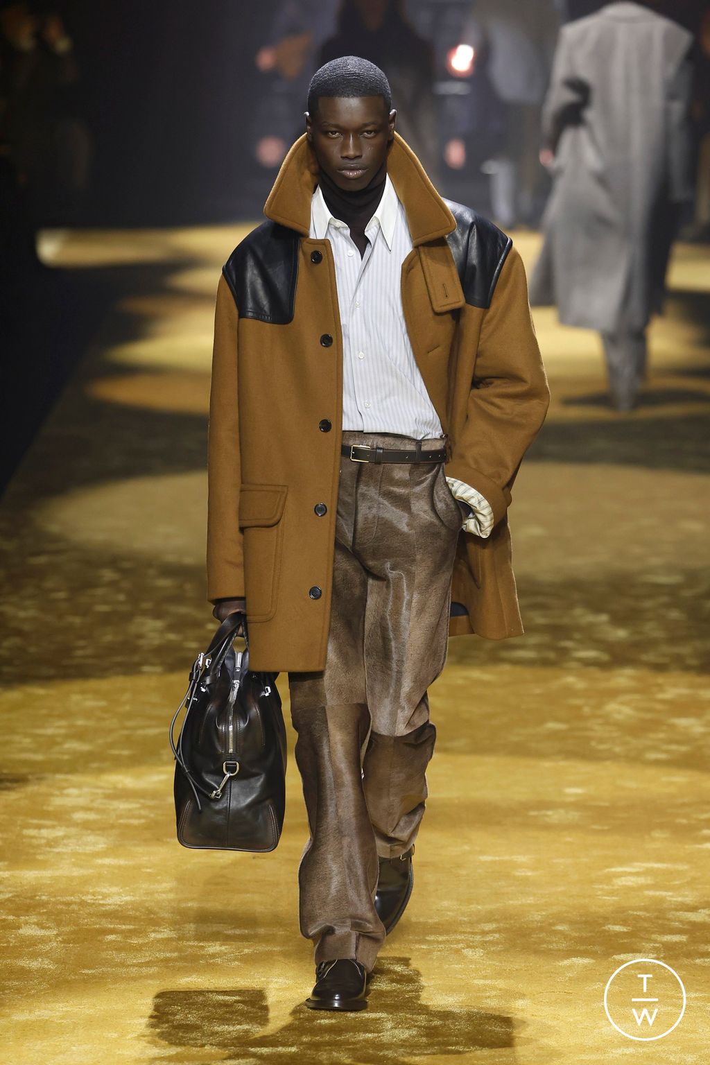 Fashion Week Milan Fall/Winter 2026 look 21 from the Boss collection womenswear