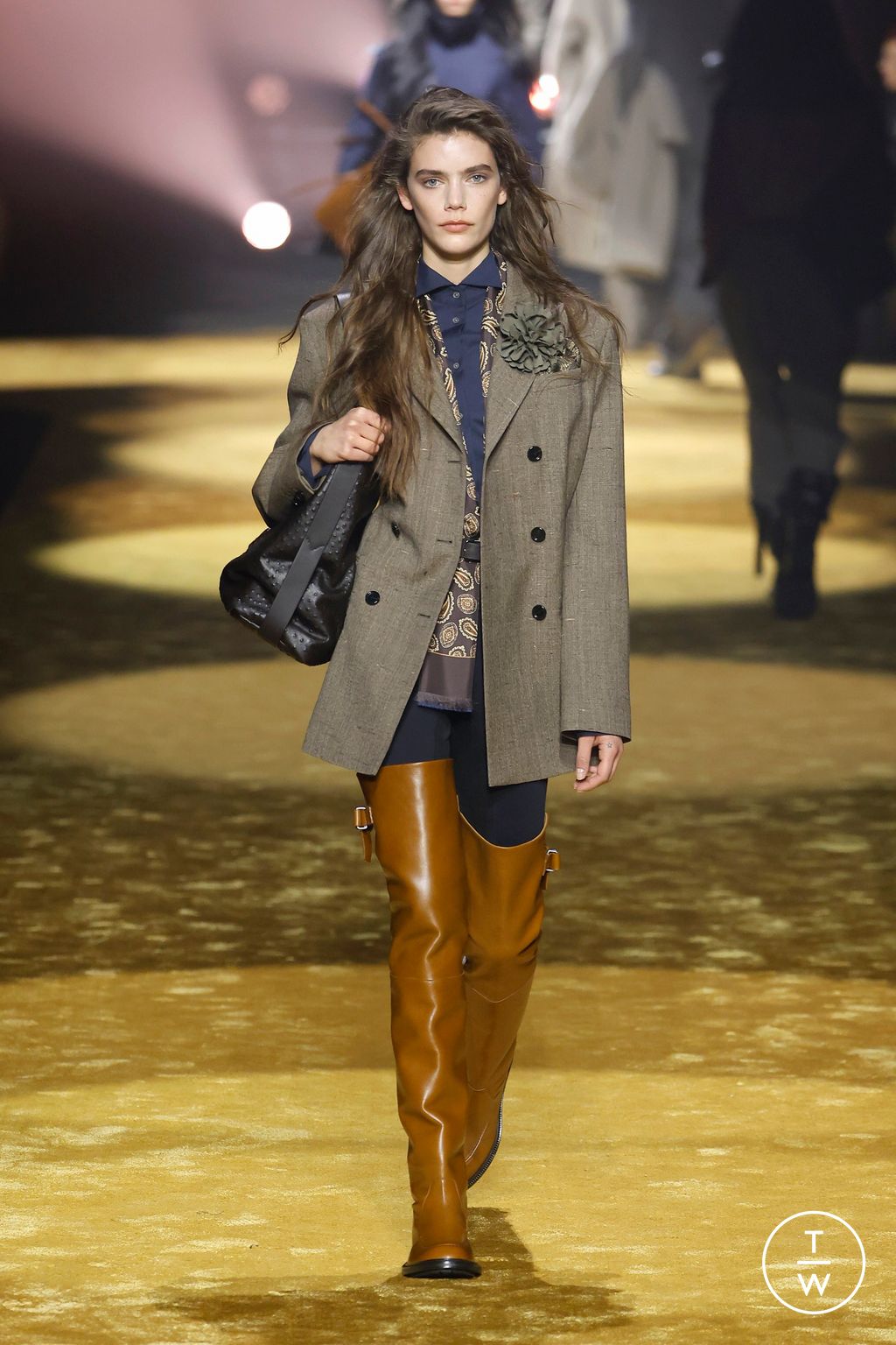 Fashion Week Milan Fall/Winter 2026 look 22 from the Boss collection womenswear