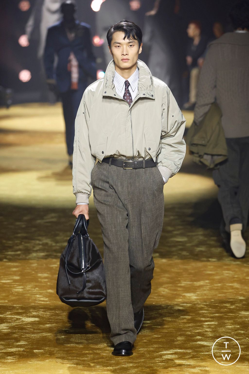 Fashion Week Milan Fall/Winter 2026 look 24 from the Boss collection womenswear