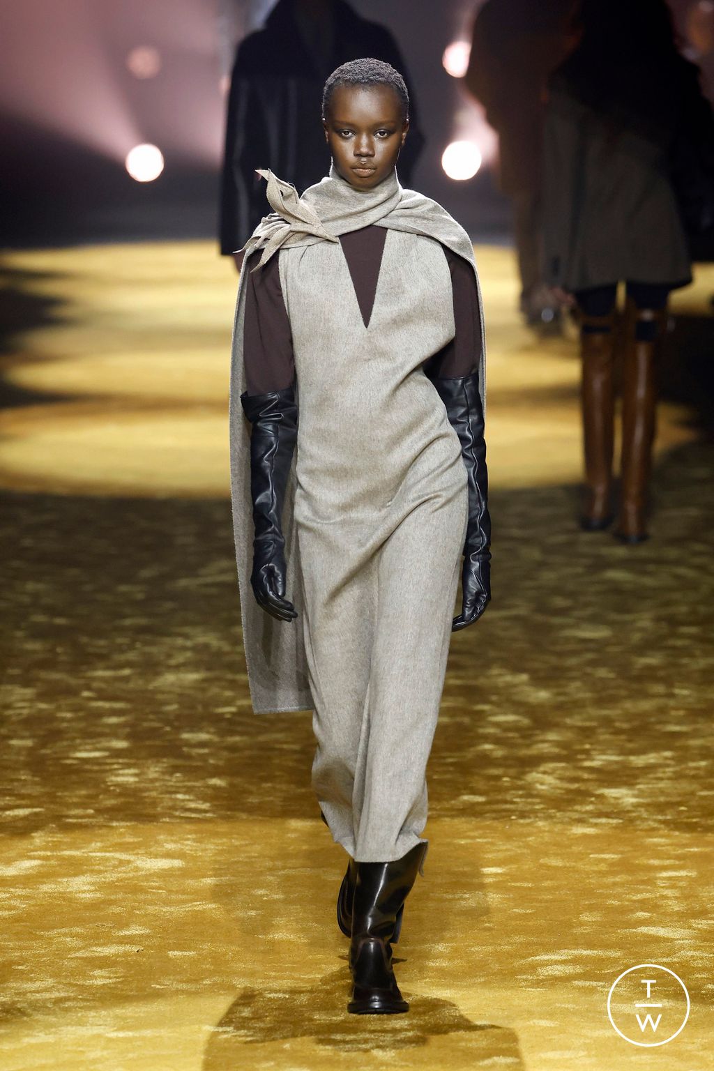 Fashion Week Milan Fall/Winter 2026 look 30 from the Boss collection womenswear