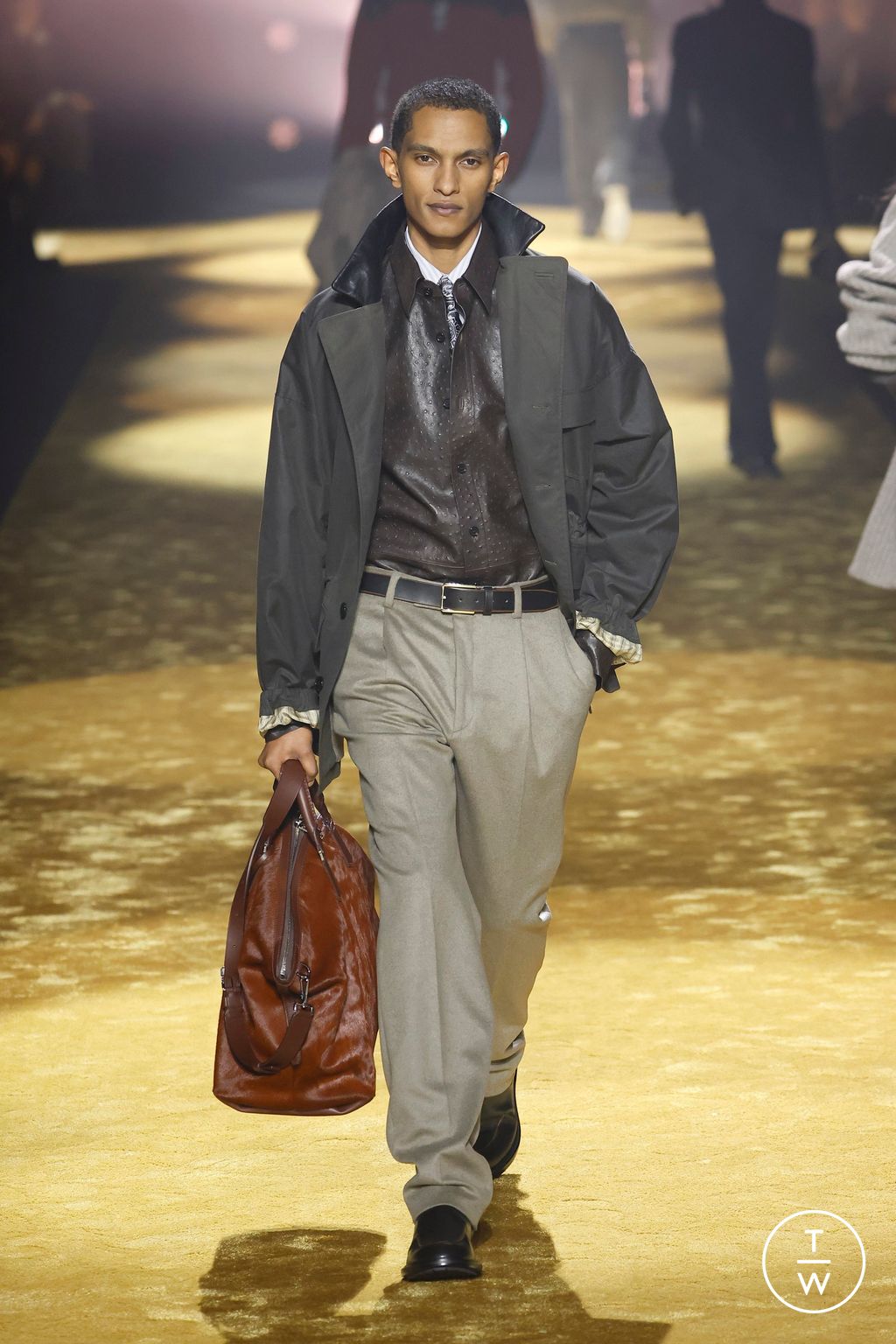 Fashion Week Milan Fall/Winter 2026 look 34 from the Boss collection womenswear