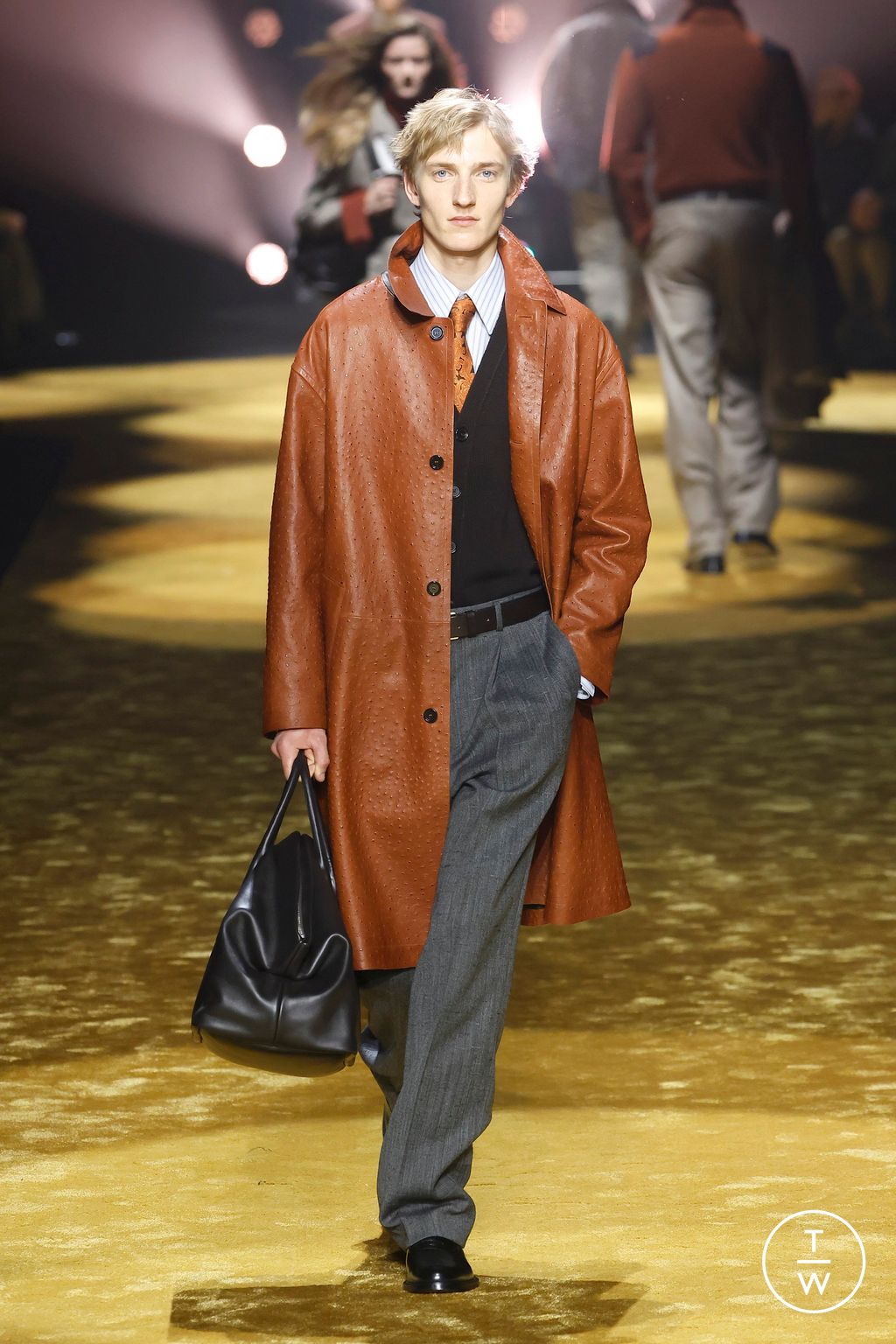Fashion Week Milan Fall/Winter 2026 look 45 from the Boss collection womenswear