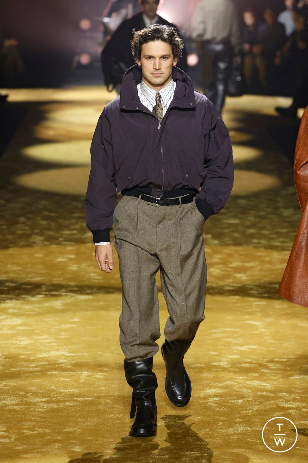 Fashion Week Milan Fall/Winter 2026 look 53 from the Boss collection womenswear