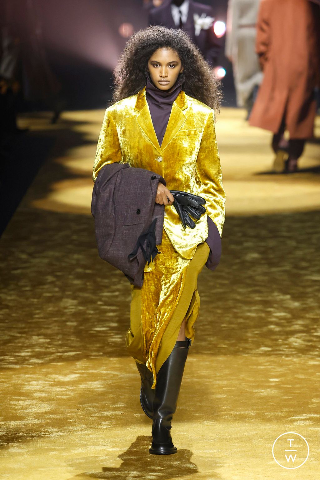 Fashion Week Milan Fall/Winter 2026 look 59 from the Boss collection womenswear