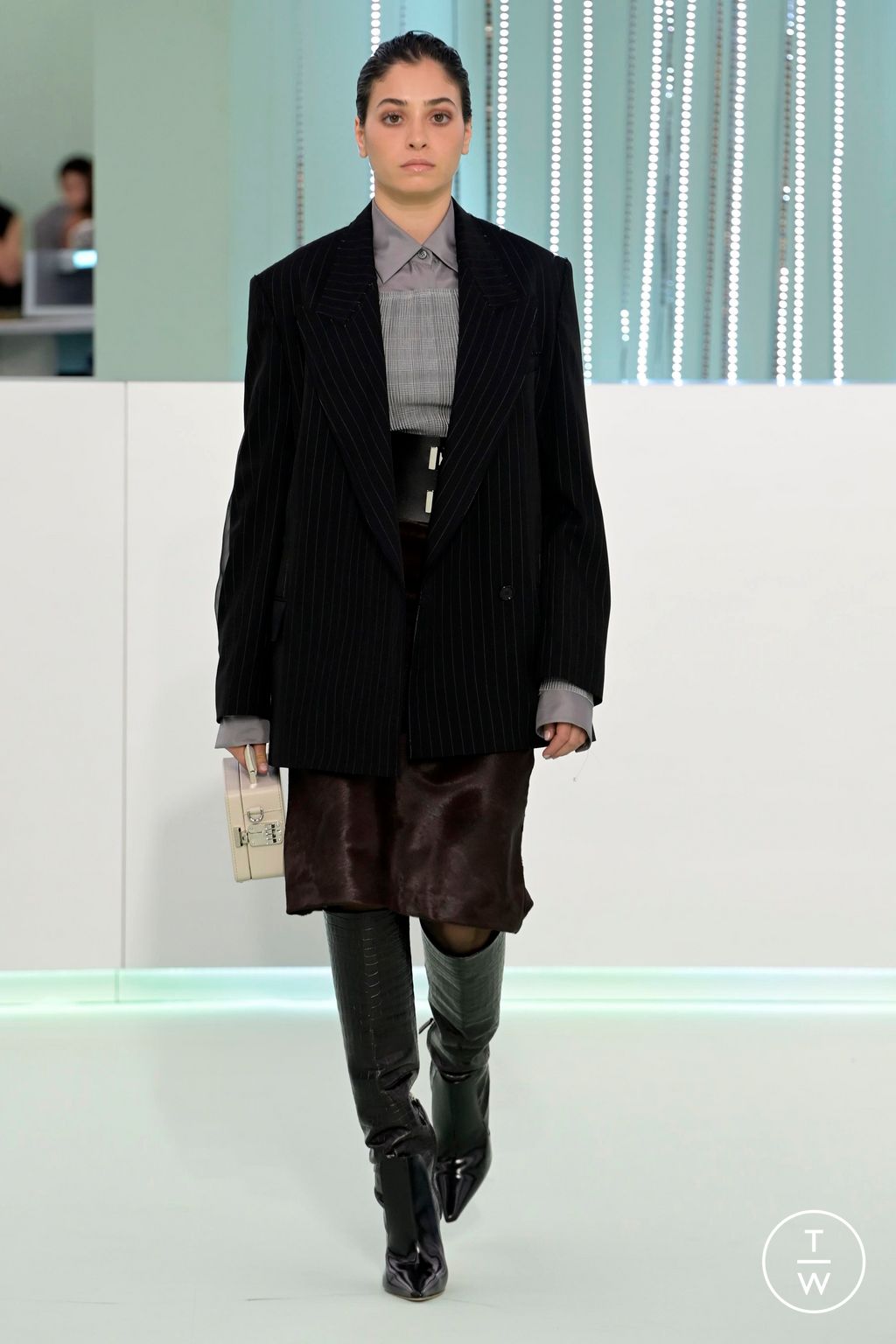 Fashion Week Milan Fall/Winter 2023 look 38 from the Boss collection womenswear