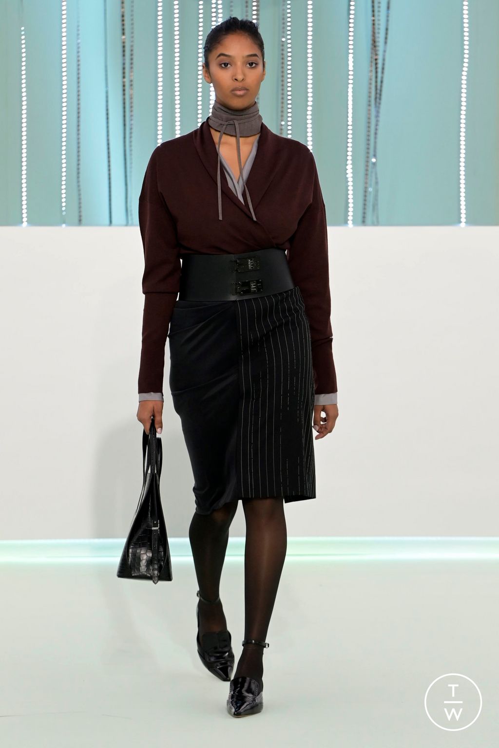 Fashion Week Milan Fall/Winter 2023 look 53 from the Boss collection womenswear