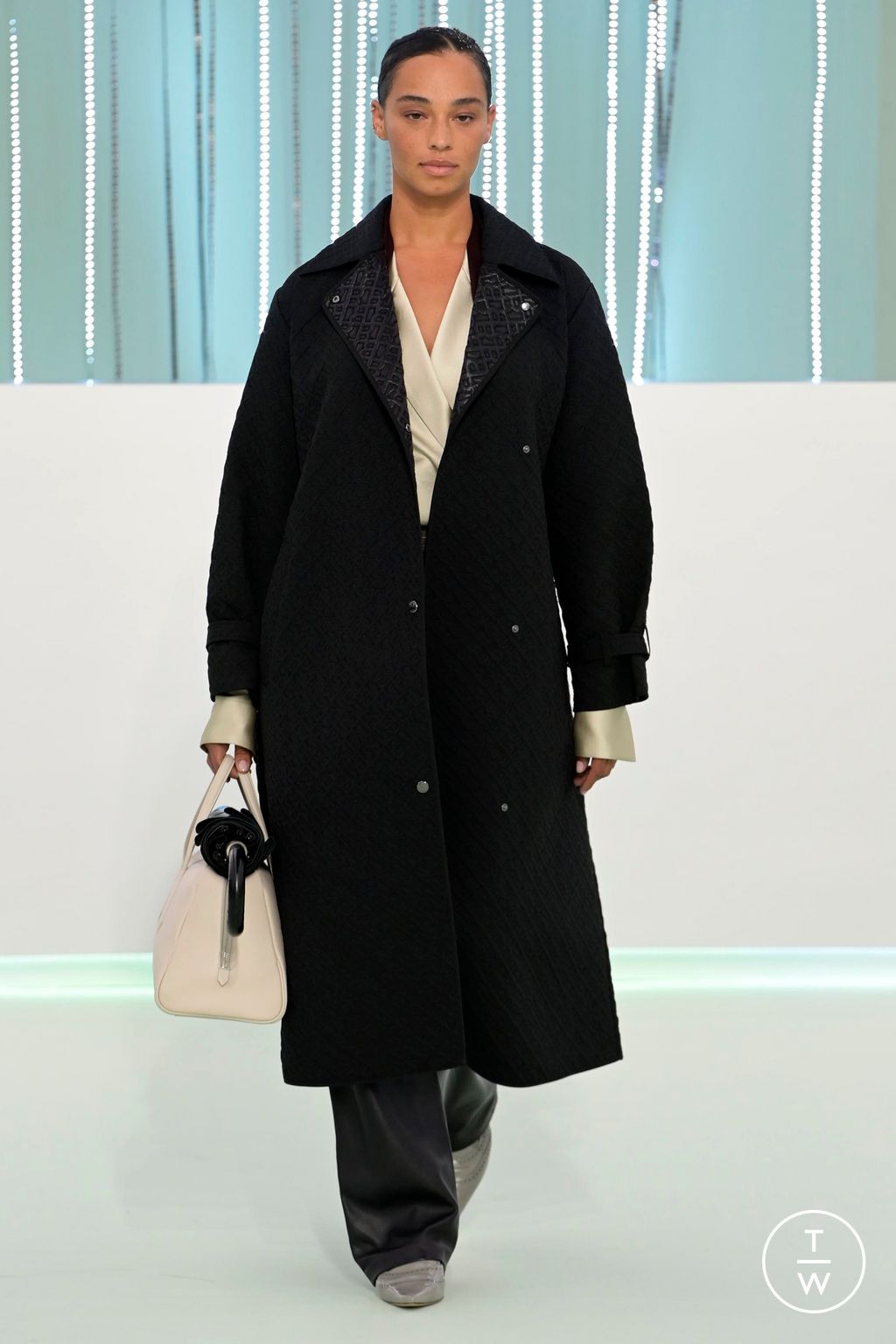 Fashion Week Milan Fall/Winter 2023 look 56 from the Boss collection womenswear