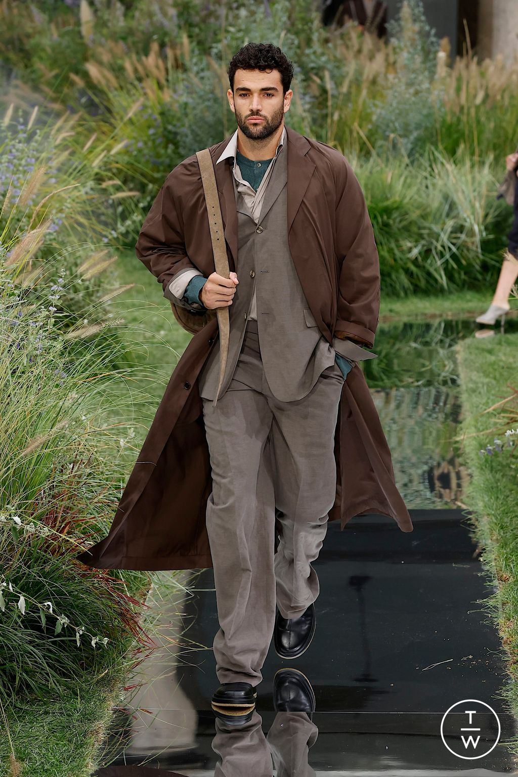 Fashion Week Milan Spring/Summer 2025 look 6 from the Boss collection womenswear