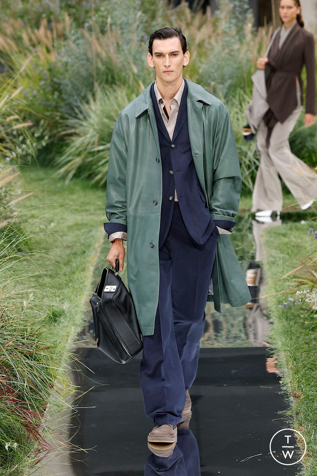 Fashion Week Milan Spring/Summer 2025 look 8 from the Boss collection womenswear