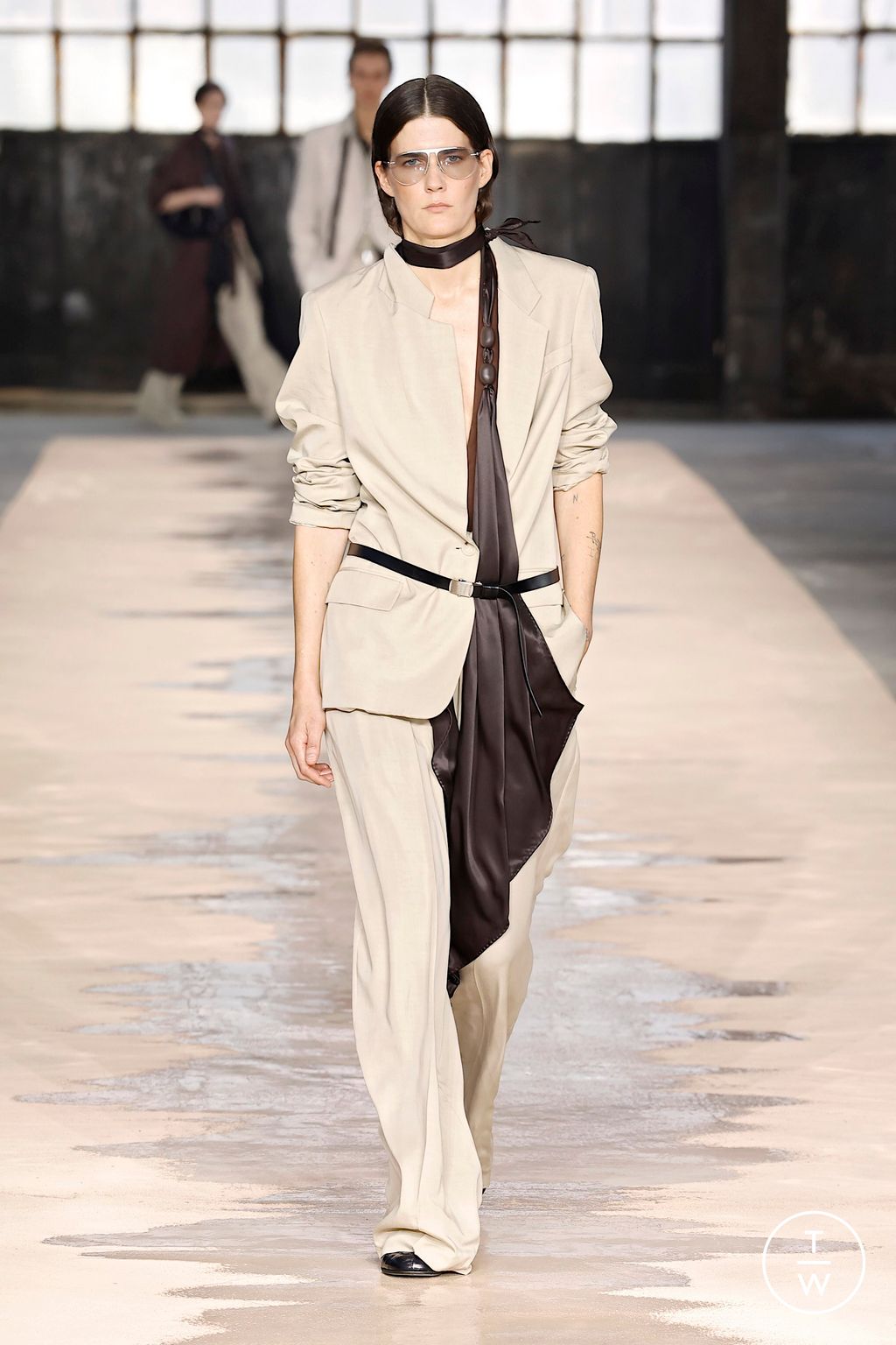 Fashion Week Milan Spring/Summer 2026 look 3 from the Boss collection 女装