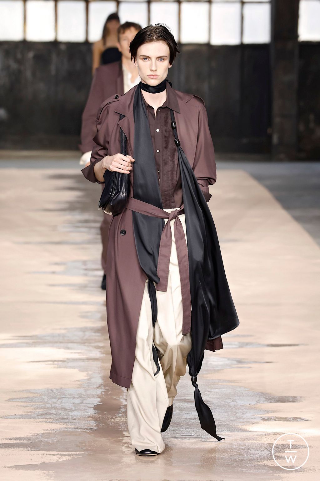 Fashion Week Milan Spring/Summer 2026 look 5 from the Boss collection womenswear