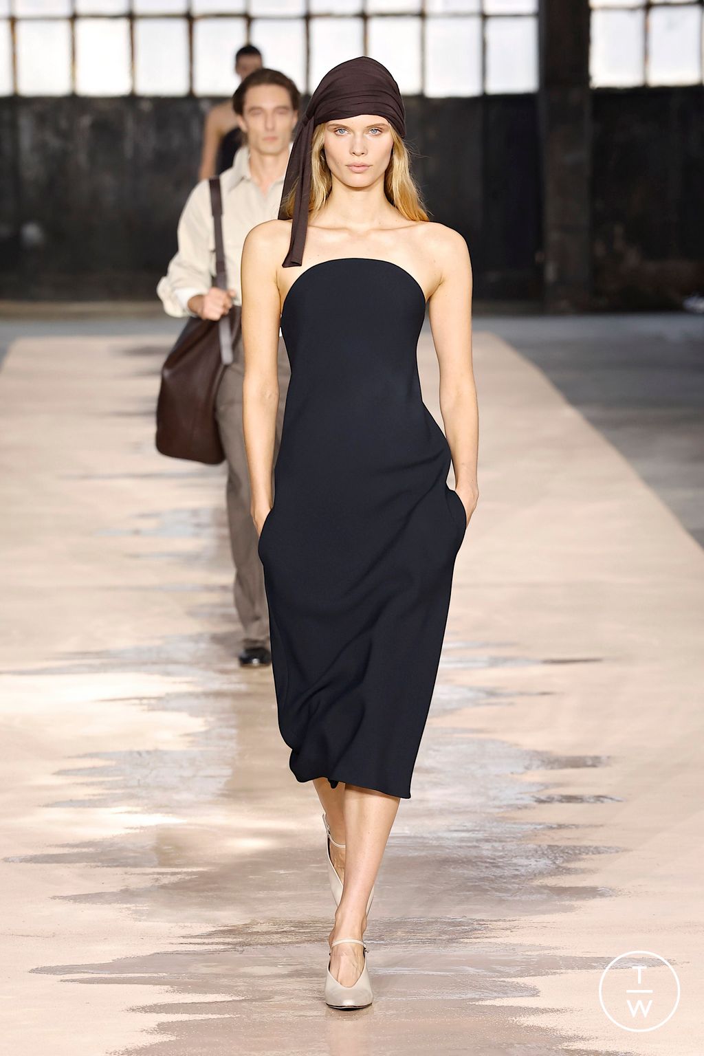 Fashion Week Milan Spring/Summer 2026 look 7 from the Boss collection 女装