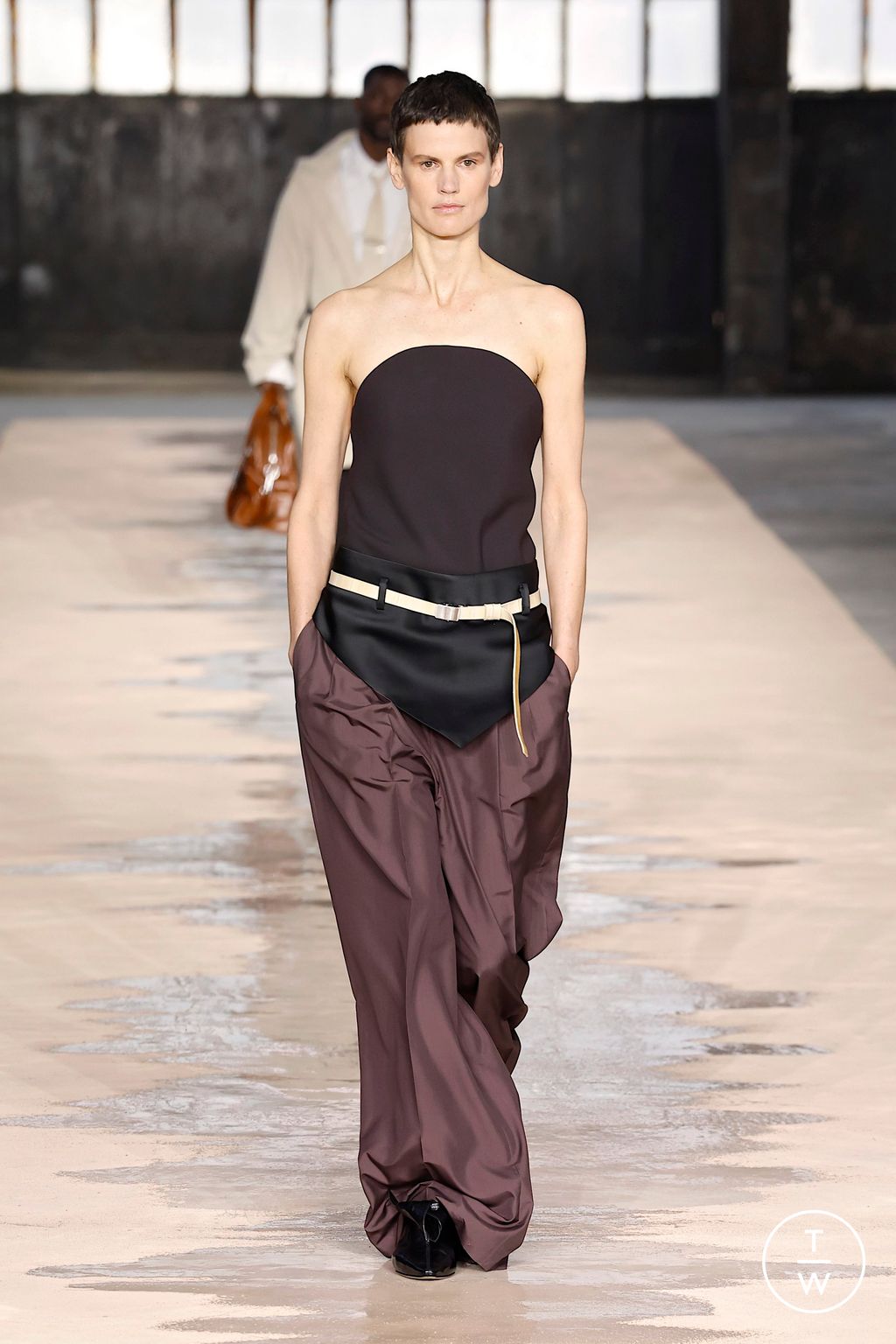 Fashion Week Milan Spring/Summer 2026 look 9 from the Boss collection womenswear