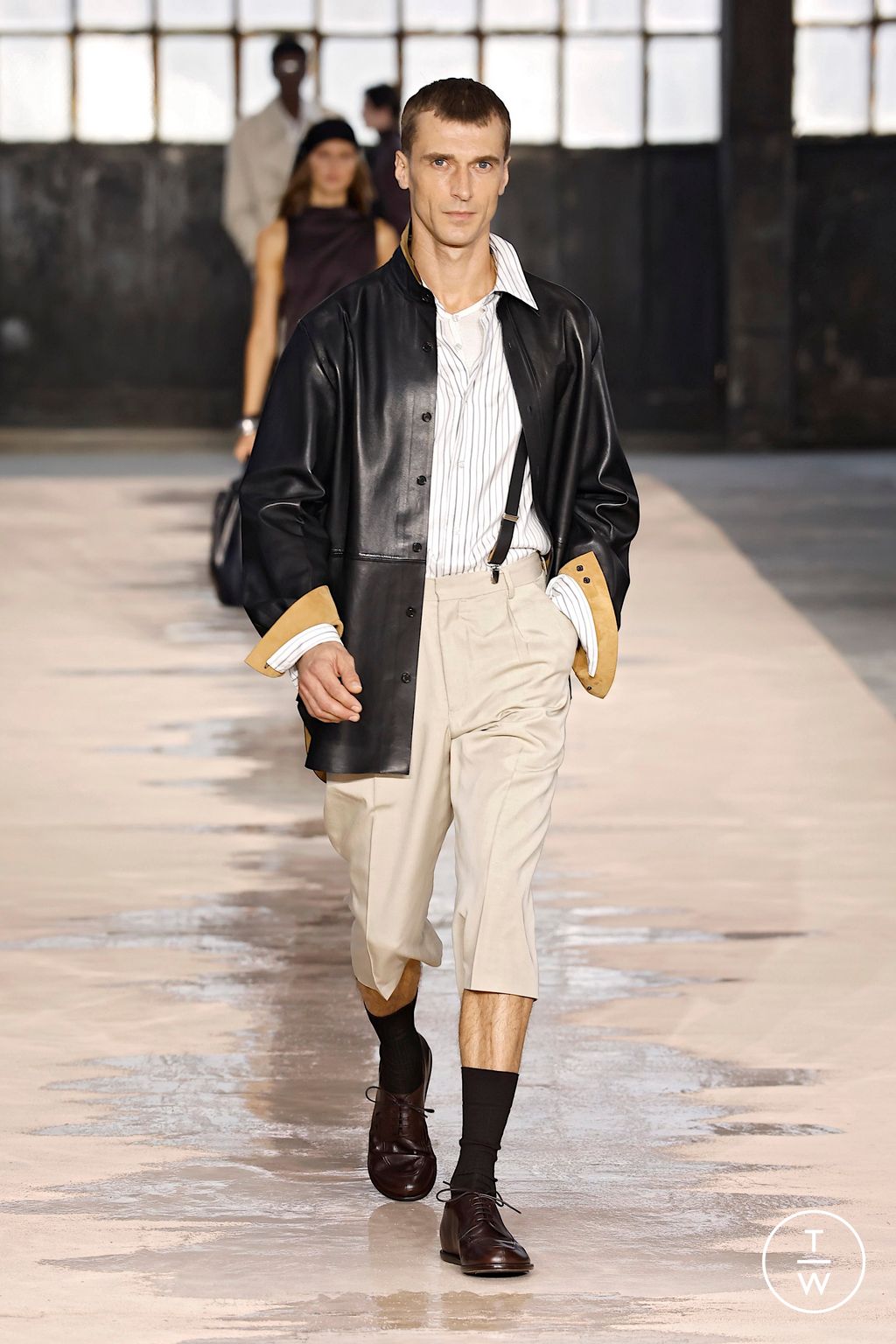 Fashion Week Milan Spring/Summer 2026 look 11 from the Boss collection 女装