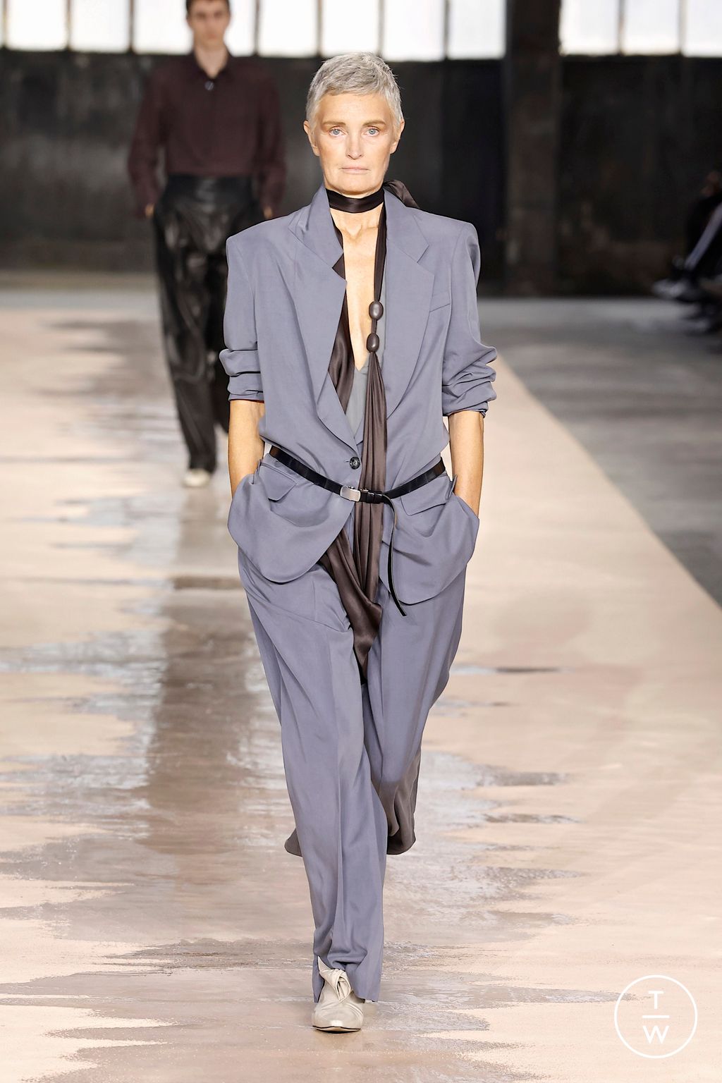 Fashion Week Milan Spring/Summer 2026 look 56 from the Boss collection 女装
