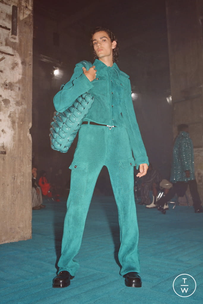 Fashion Week Milan Fall/Winter 2021 look 60 from the Bottega Veneta collection womenswear