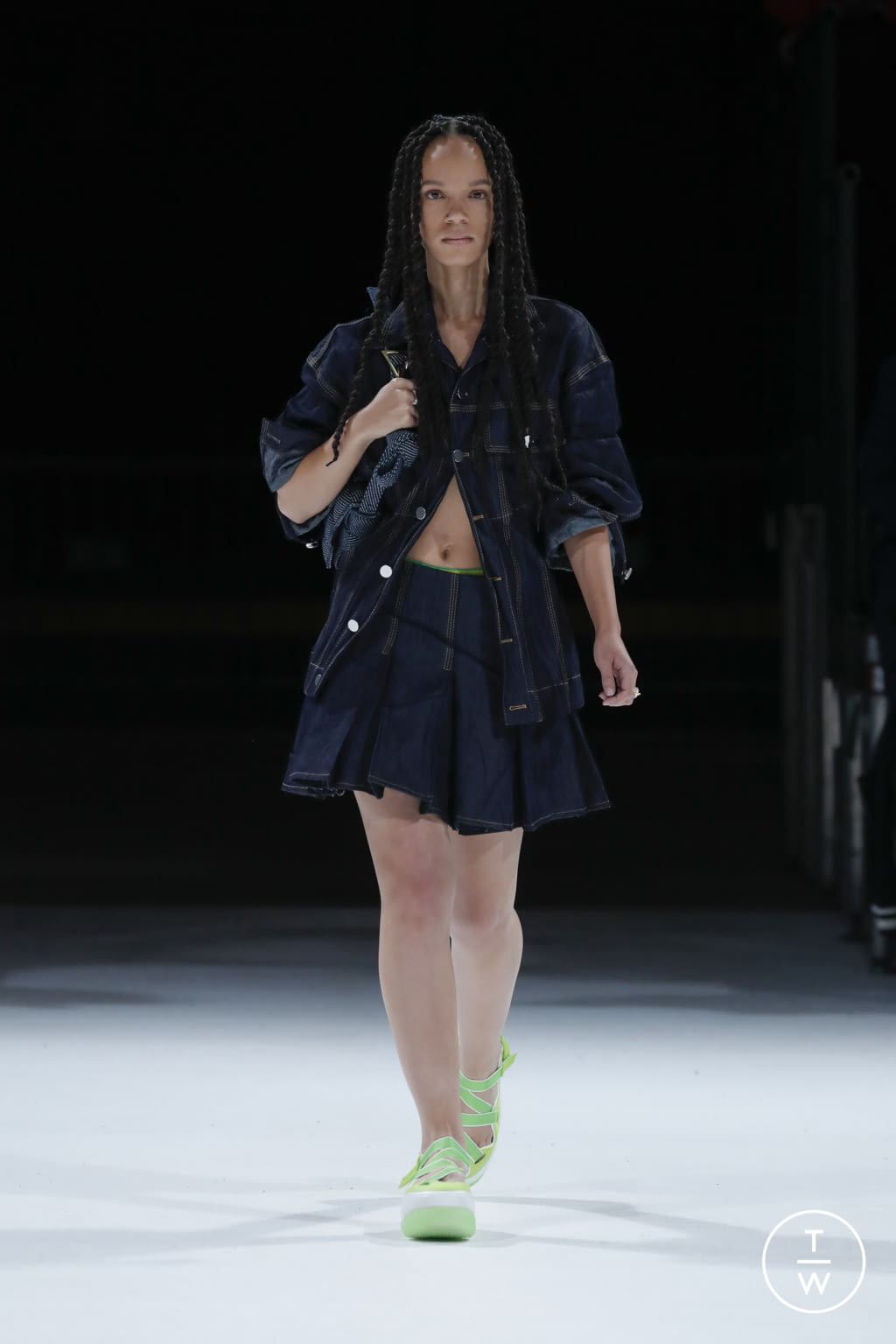 Fashion Week Milan Spring/Summer 2022 look 20 from the Bottega Veneta collection womenswear