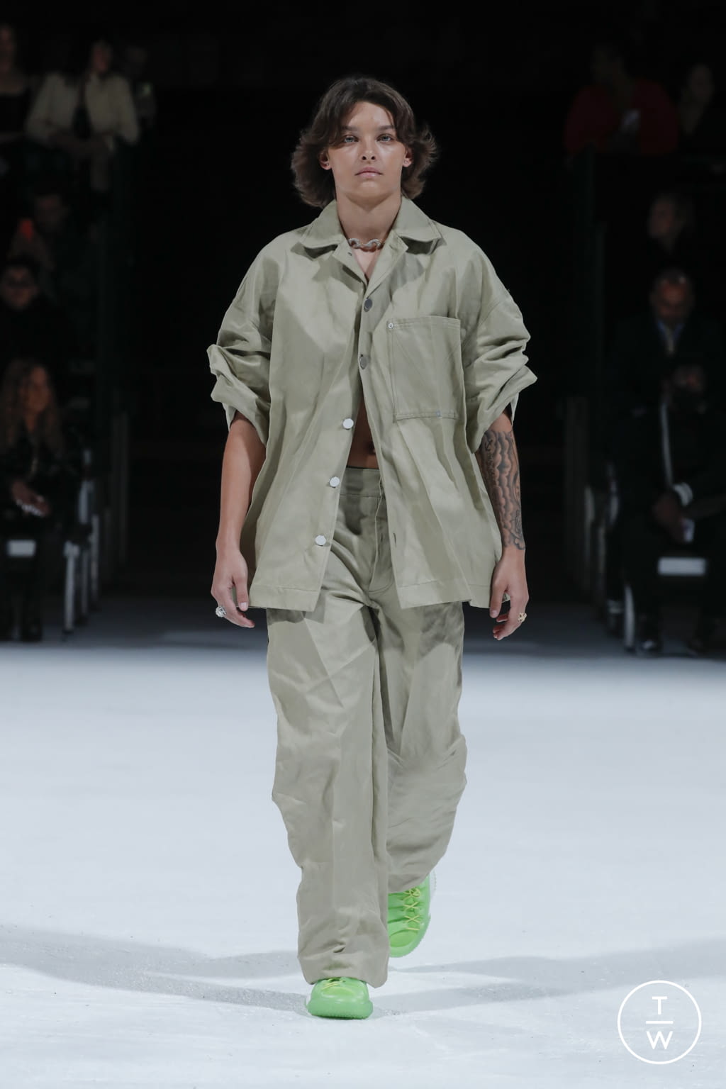 Fashion Week Milan Spring/Summer 2022 look 26 from the Bottega Veneta collection womenswear