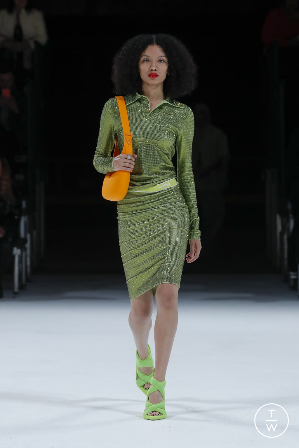 Fashion Week Milan Spring/Summer 2022 look 28 from the Bottega Veneta collection womenswear