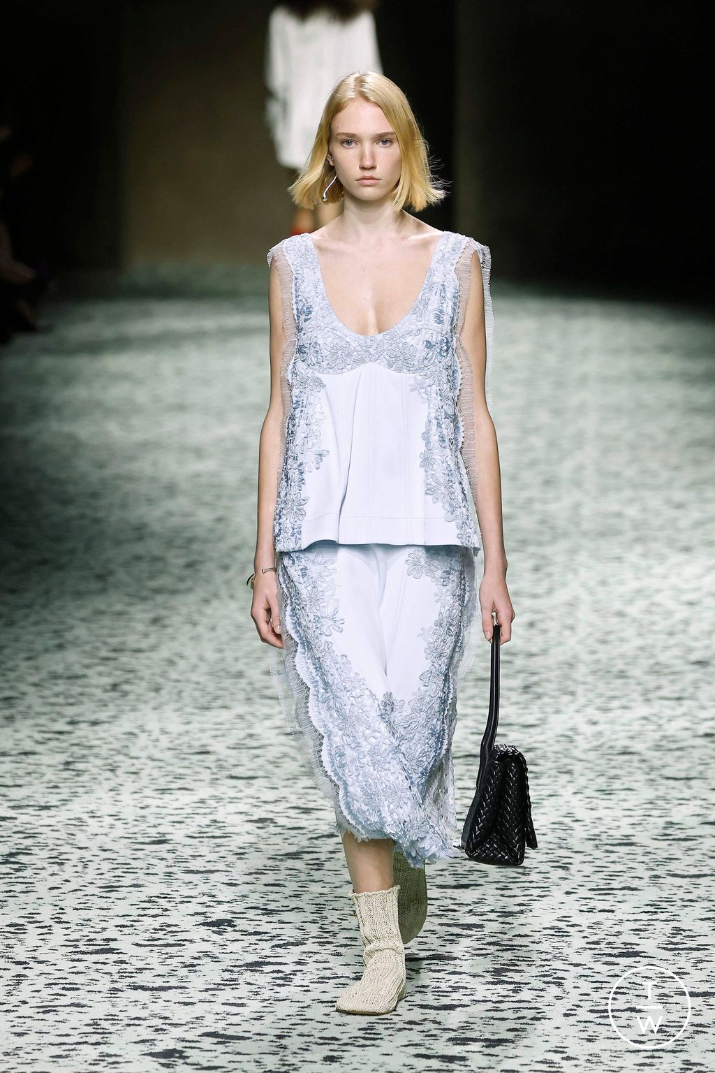 Fashion Week Milan Fall/Winter 2023 look 8 from the Bottega Veneta collection womenswear