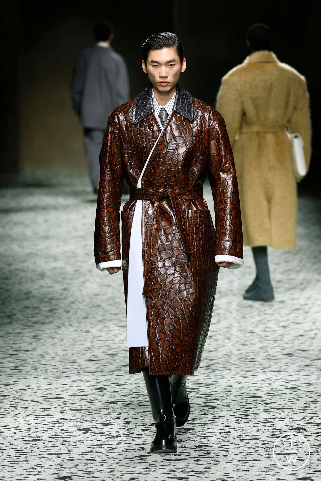 Fashion Week Milan Fall/Winter 2023 look 9 from the Bottega Veneta collection womenswear