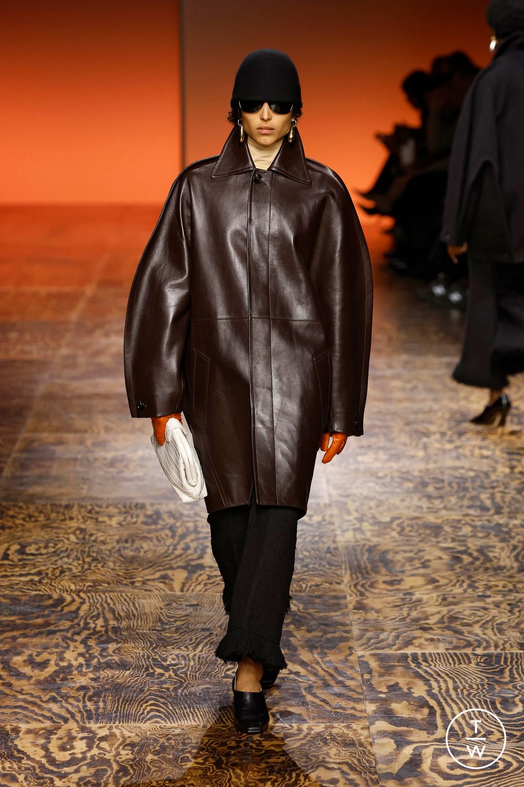 Fashion Week Milan Fall/Winter 2024 look 4 from the Bottega Veneta collection womenswear