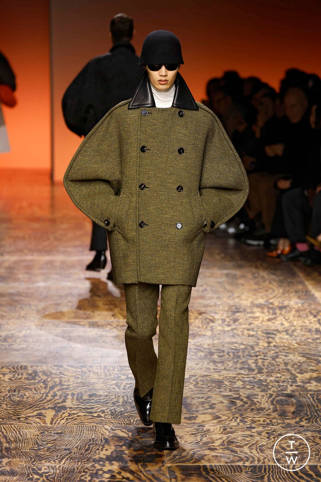 Fashion Week Milan Fall/Winter 2024 look 10 de la collection Bottega Veneta womenswear
