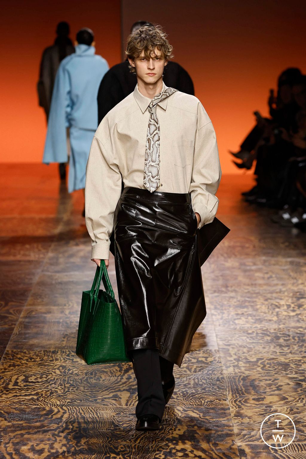 Fashion Week Milan Fall/Winter 2024 look 18 de la collection Bottega Veneta womenswear