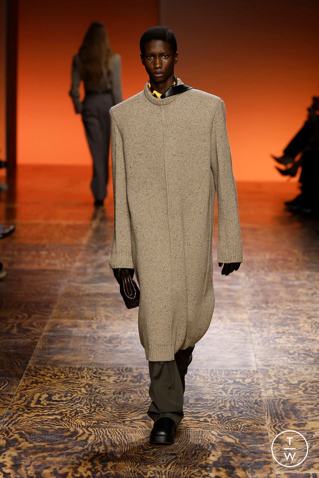 Fashion Week Milan Fall/Winter 2024 look 21 de la collection Bottega Veneta womenswear