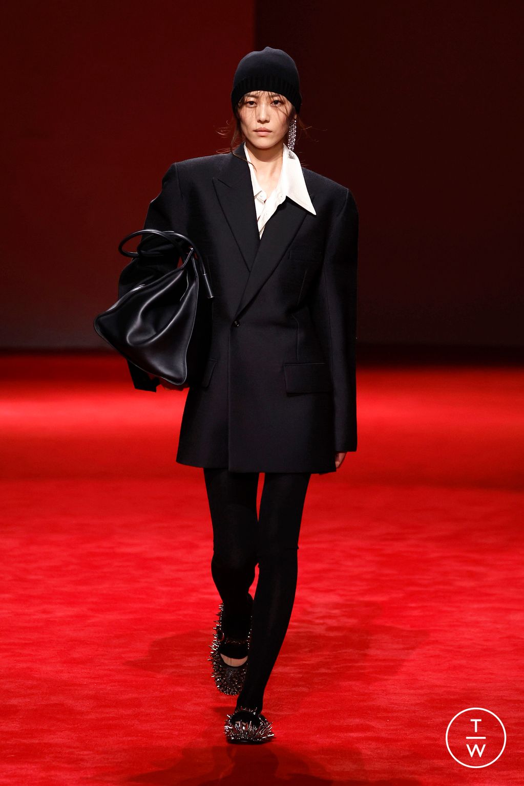 Fashion Week Milan Fall/Winter 2026 look 7 from the Bottega Veneta collection womenswear