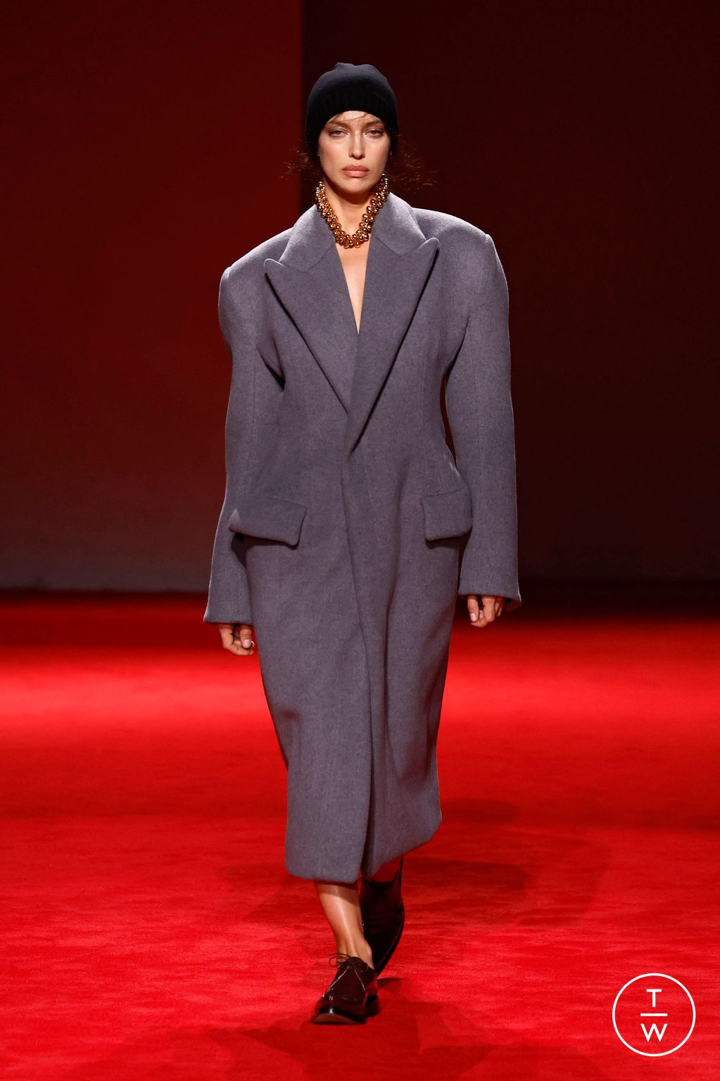 Fashion Week Milan Fall/Winter 2026 look 23 from the Bottega Veneta collection womenswear