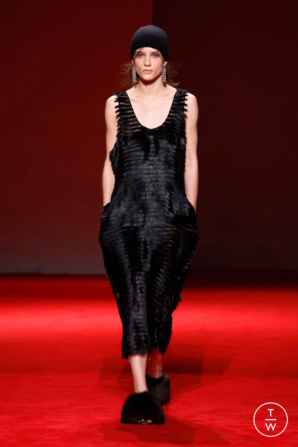 Fashion Week Milan Fall/Winter 2026 look 38 from the Bottega Veneta collection womenswear