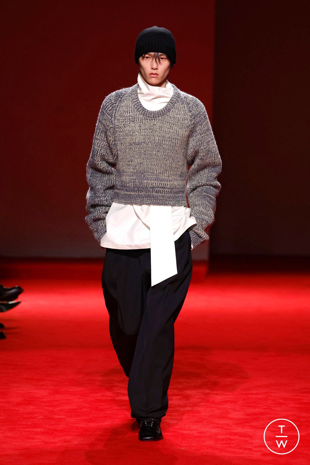 Fashion Week Milan Fall/Winter 2026 look 53 from the Bottega Veneta collection womenswear