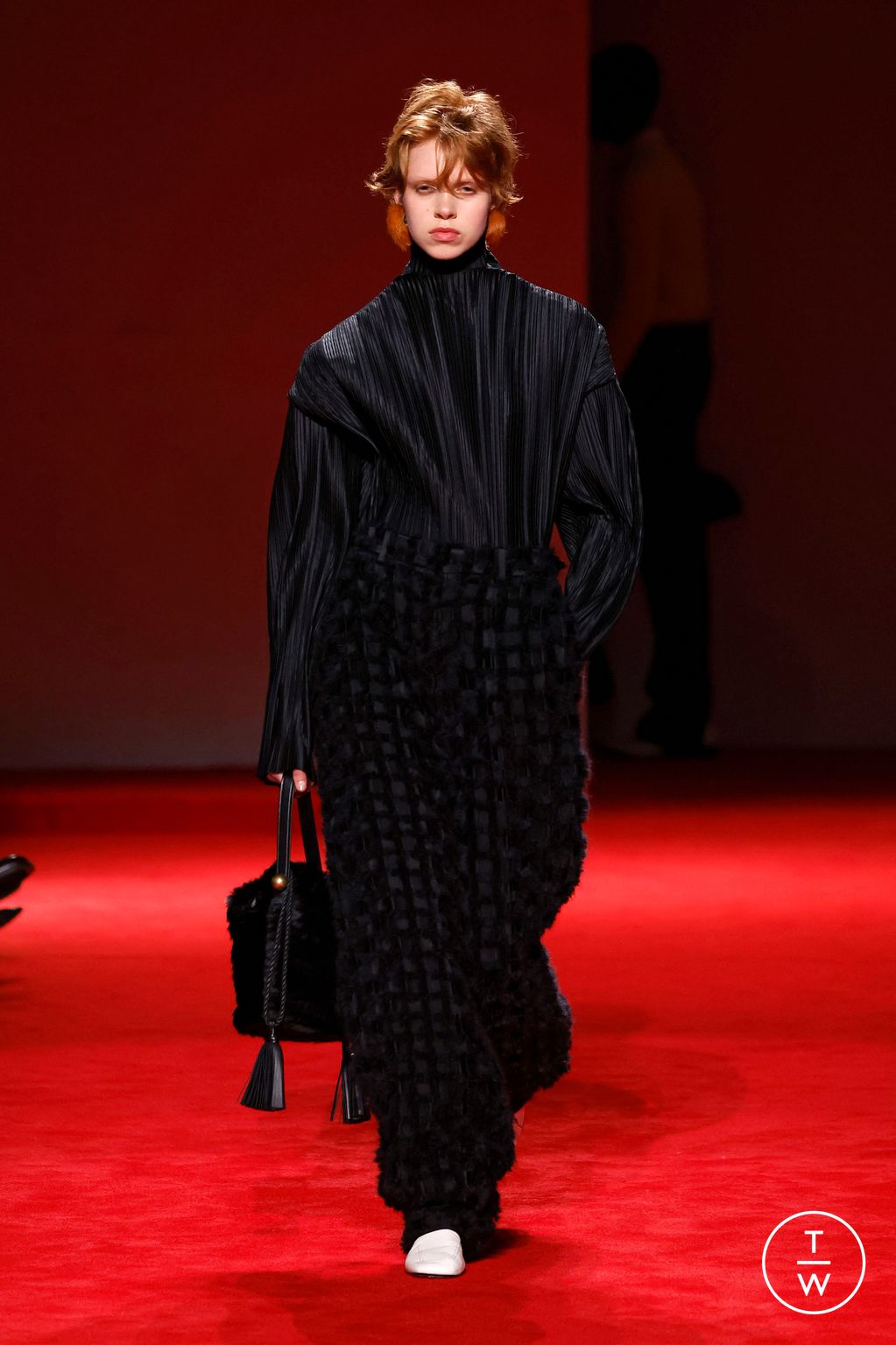 Fashion Week Milan Fall/Winter 2026 look 54 from the Bottega Veneta collection womenswear