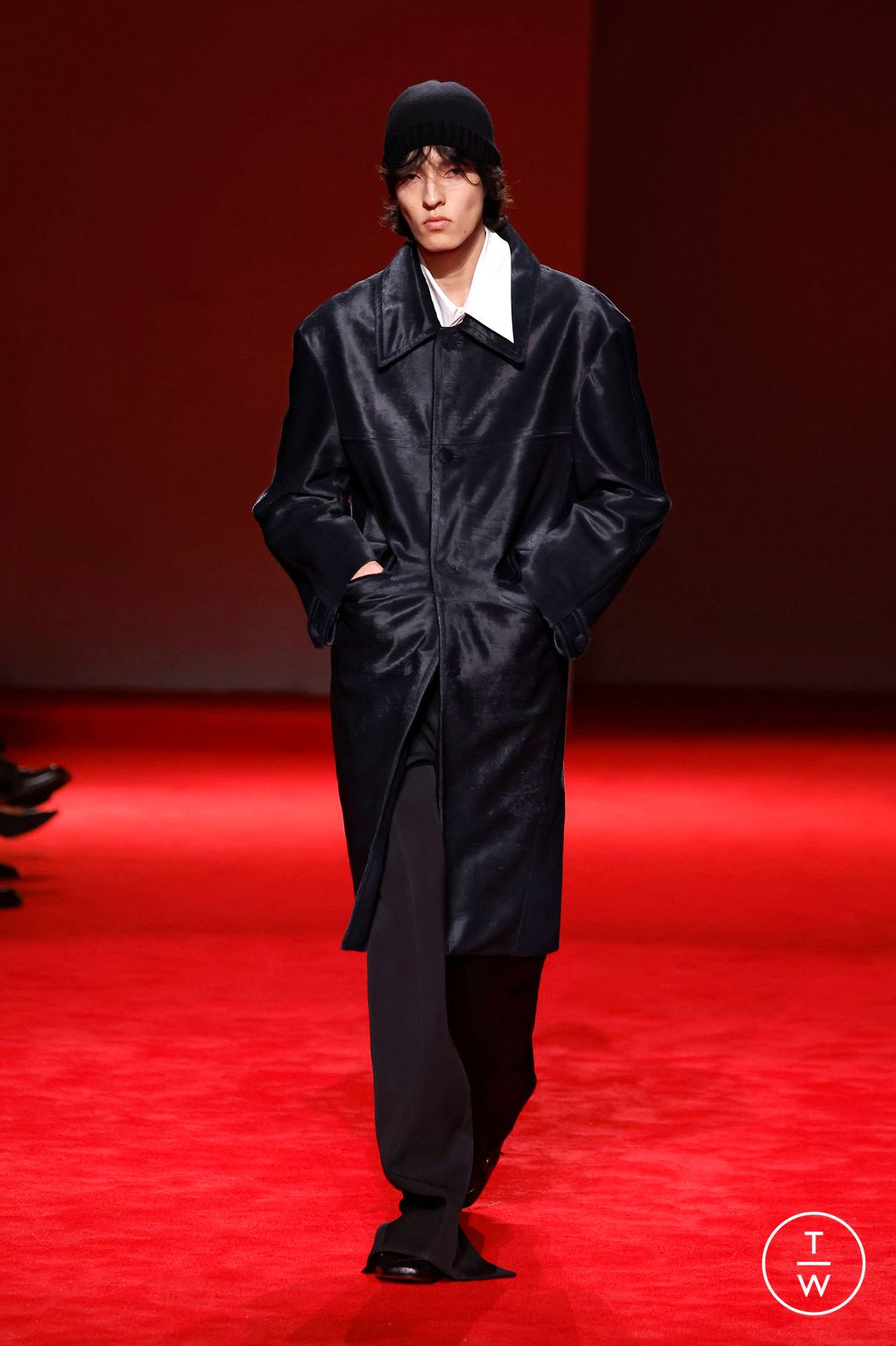 Fashion Week Milan Fall/Winter 2026 look 56 from the Bottega Veneta collection womenswear