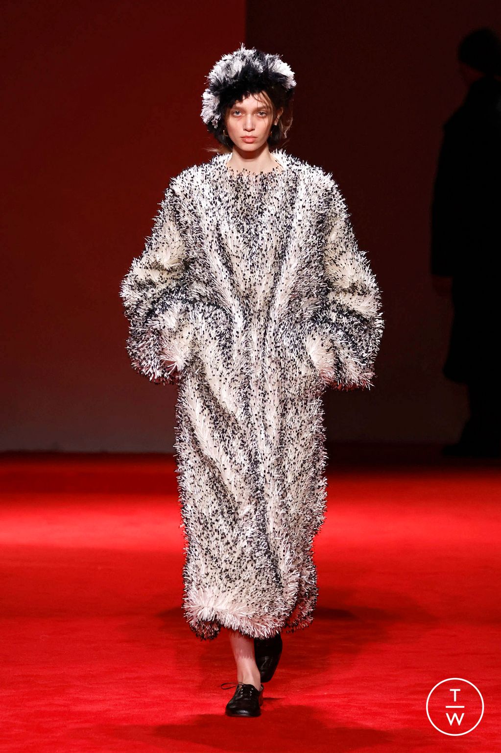 Fashion Week Milan Fall/Winter 2026 look 65 from the Bottega Veneta collection womenswear