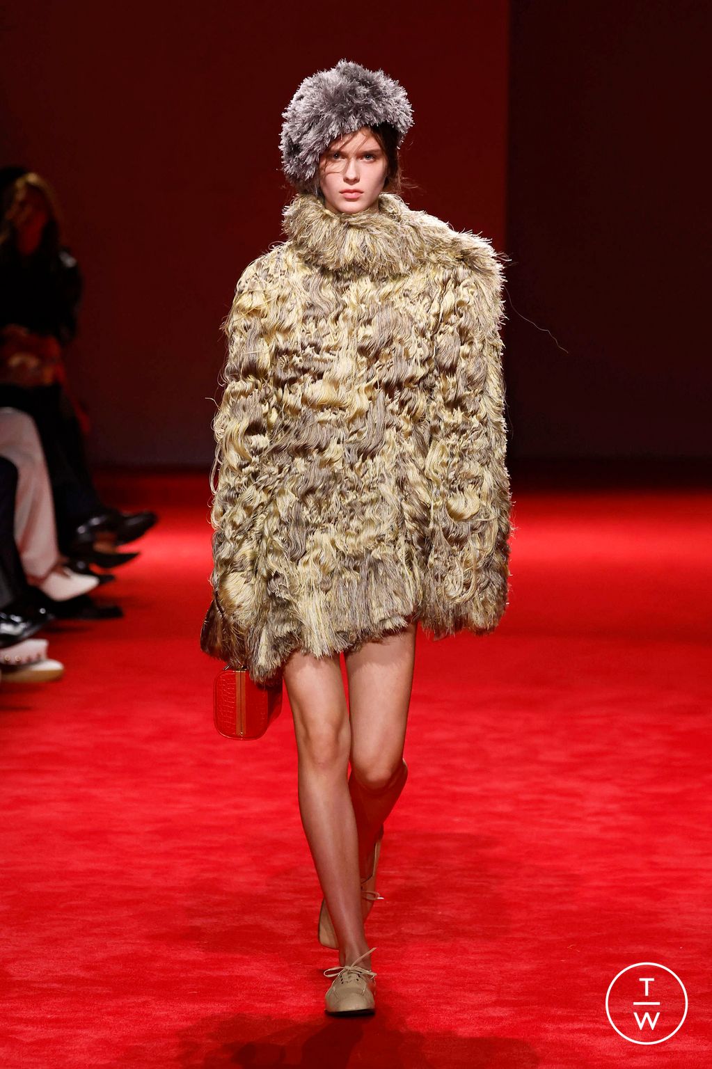 Fashion Week Milan Fall/Winter 2026 look 68 from the Bottega Veneta collection womenswear