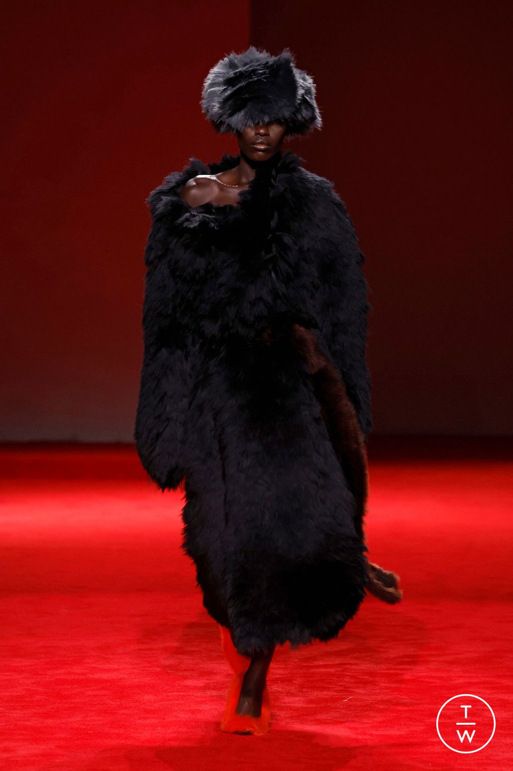 Fashion Week Milan Fall/Winter 2026 look 77 from the Bottega Veneta collection womenswear