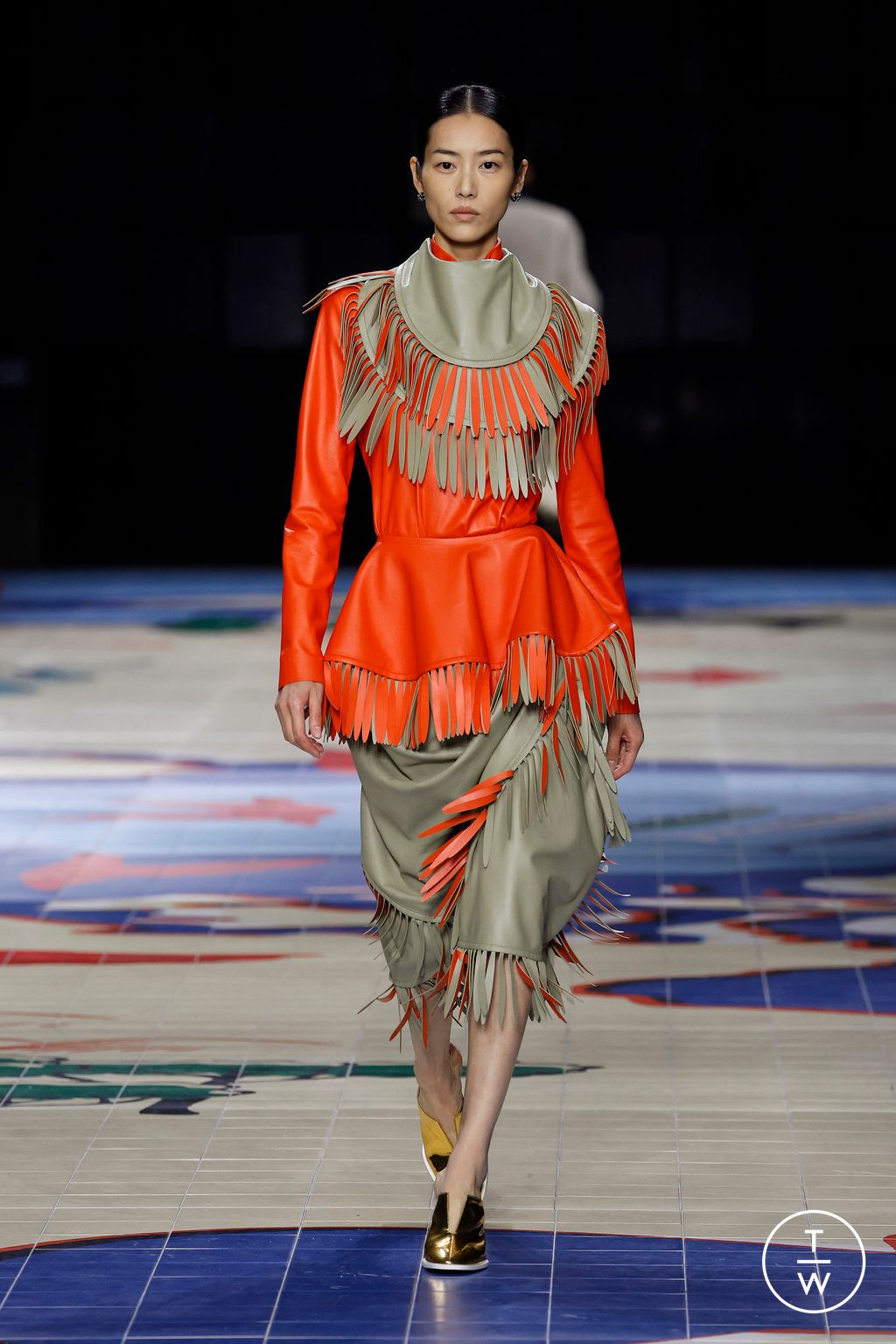 Fashion Week Milan Spring/Summer 2024 look 20 from the Bottega Veneta collection womenswear