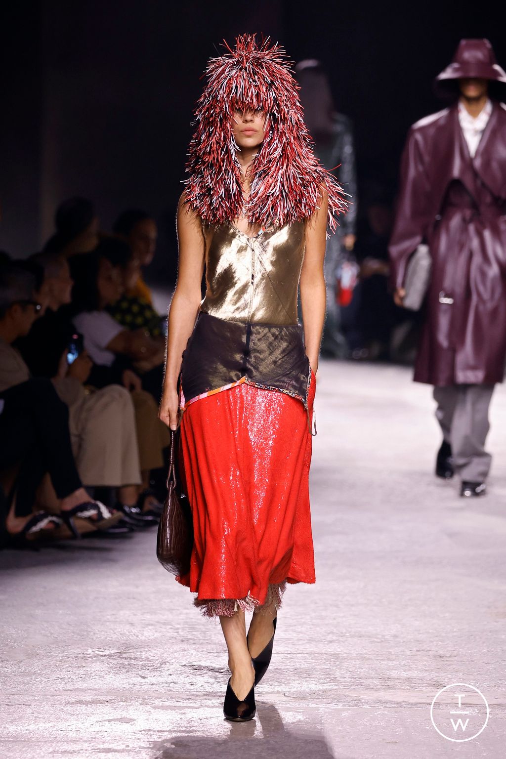 Fashion Week Milan Spring/Summer 2025 look 71 from the Bottega Veneta collection womenswear