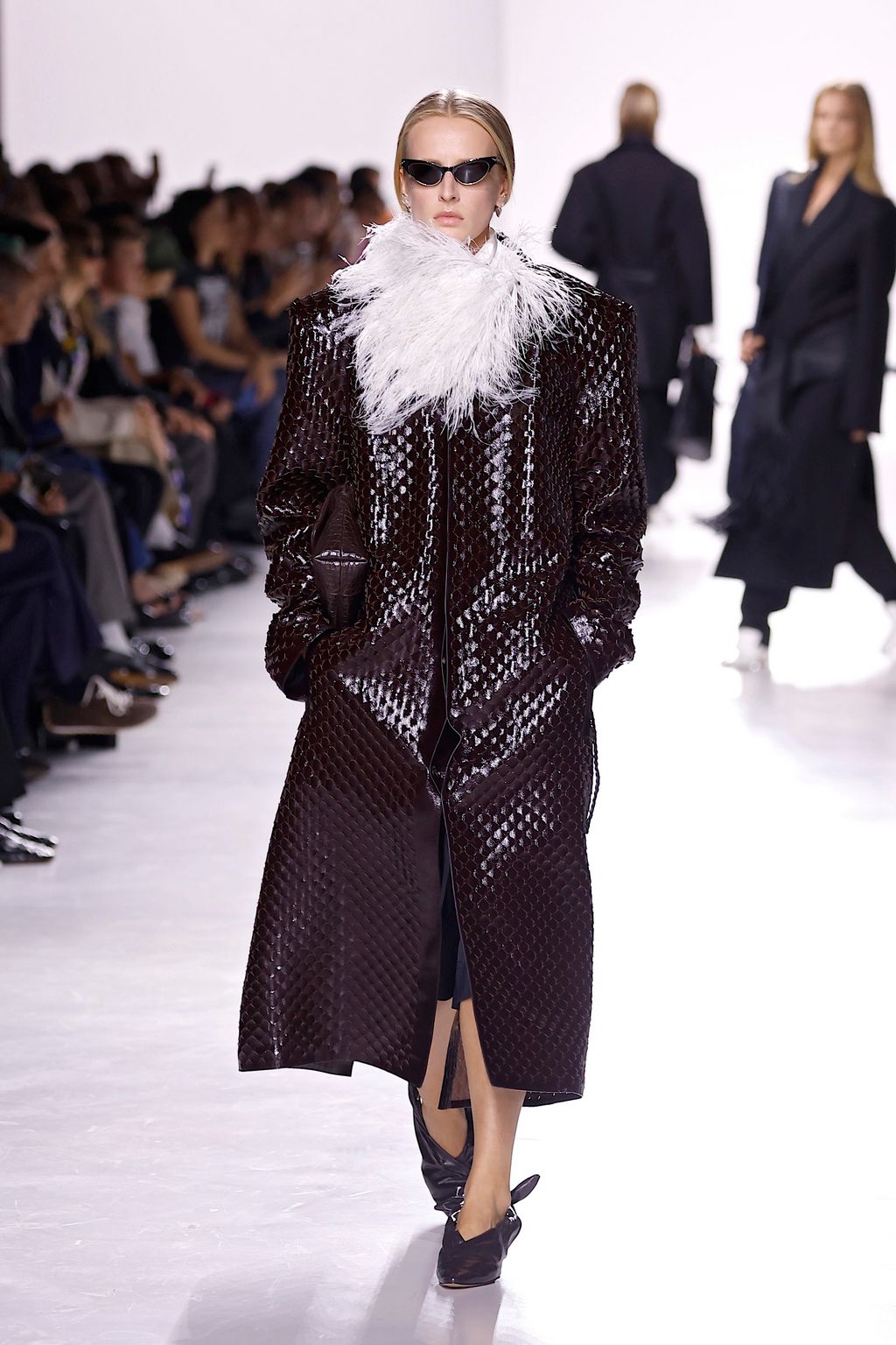 Fashion Week Milan Spring/Summer 2026 look 6 from the Bottega Veneta collection womenswear