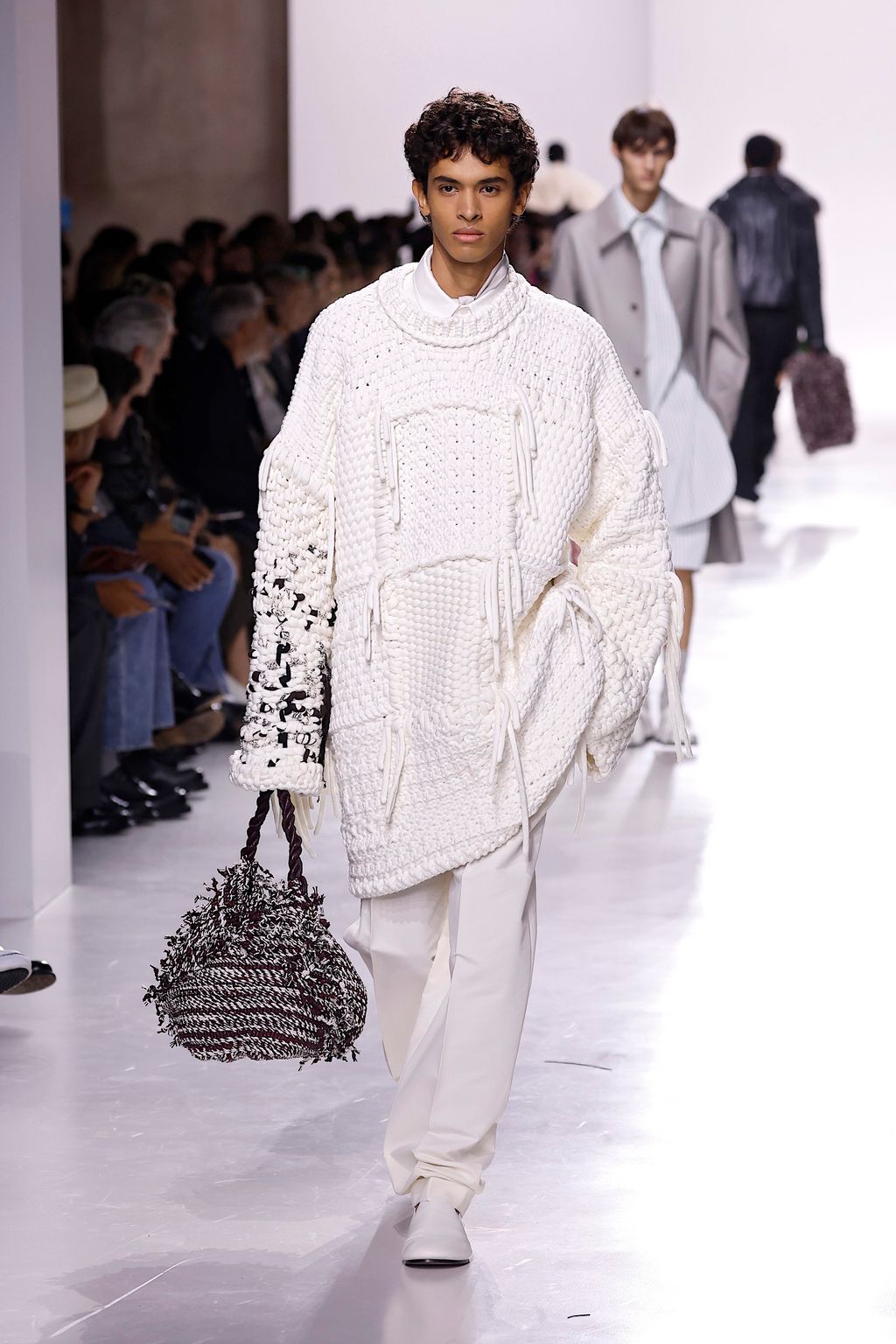 Fashion Week Milan Spring/Summer 2026 look 60 from the Bottega Veneta collection womenswear